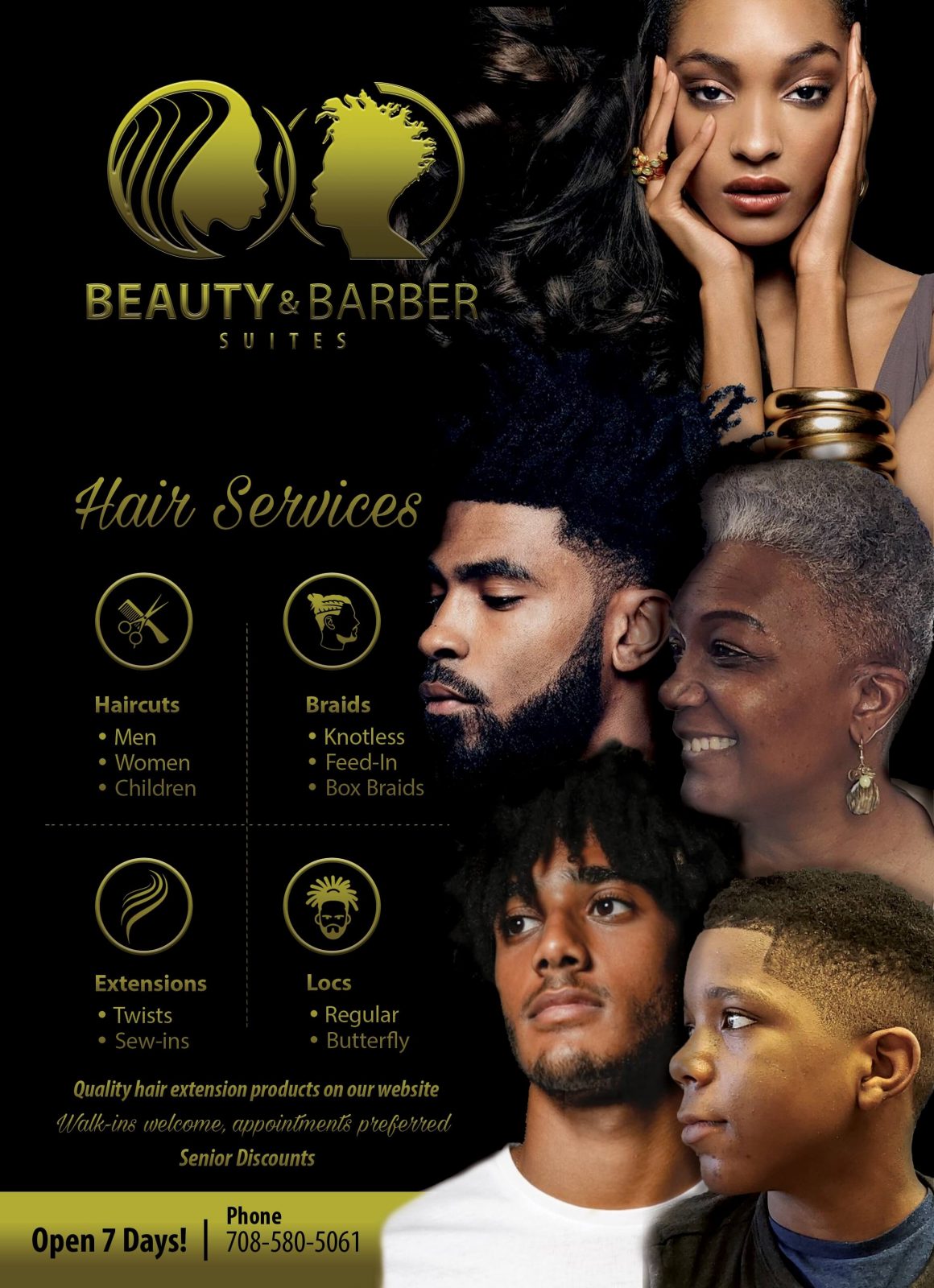 Beauty & Barber Suites hair services